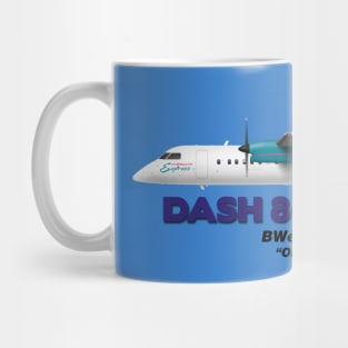 DeHavilland Canada Dash 8-300/Q300 - BWee Express "Old Colours" Mug